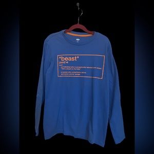 Old Navy Boys Long Sleeve Graphic Tee- Size L (10/12)
